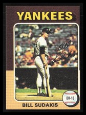 Bill Sudakis 1975 Topps #291  New York Yankees