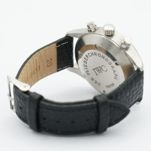 IWC FLIEGERCHRONO AUTOMATIK HERREN UHR 40MM IWC370607 STAHL TOP - Bild 9 von 9