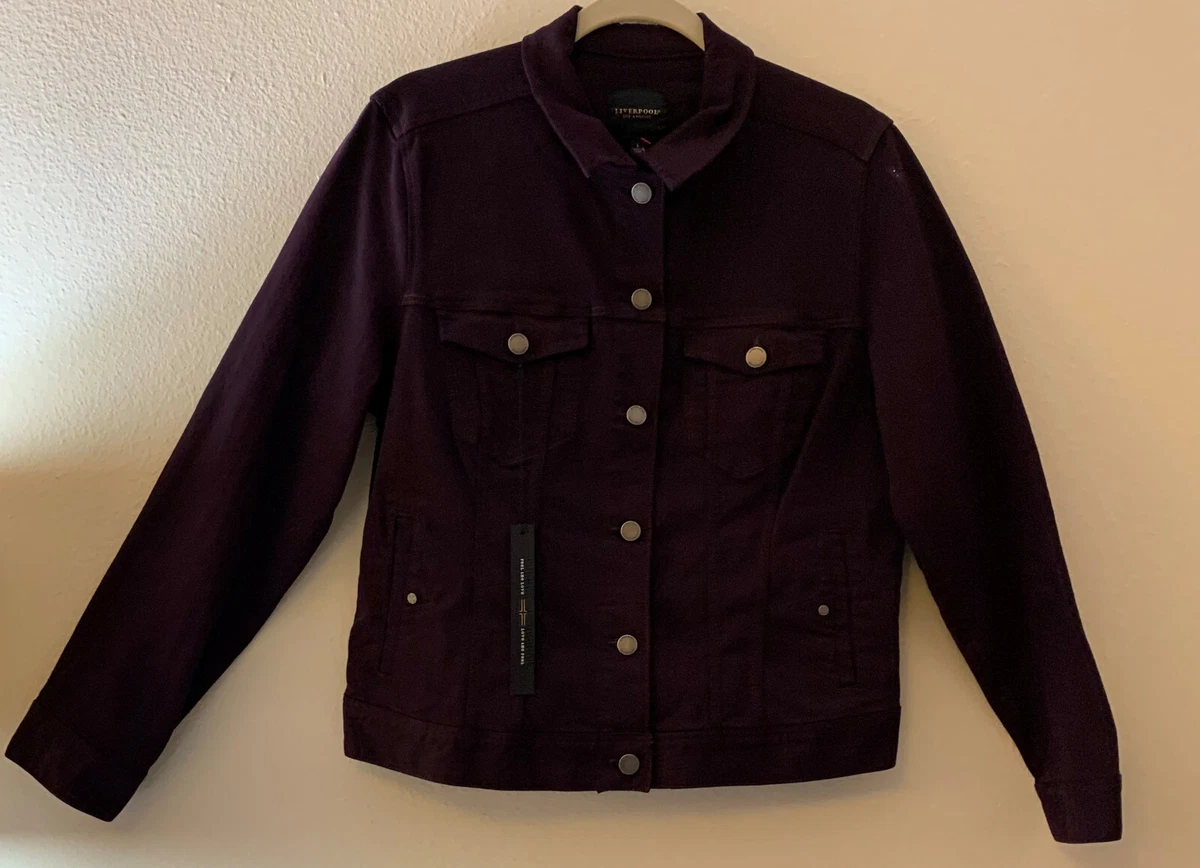 Liverpool temma denim best sale jacket