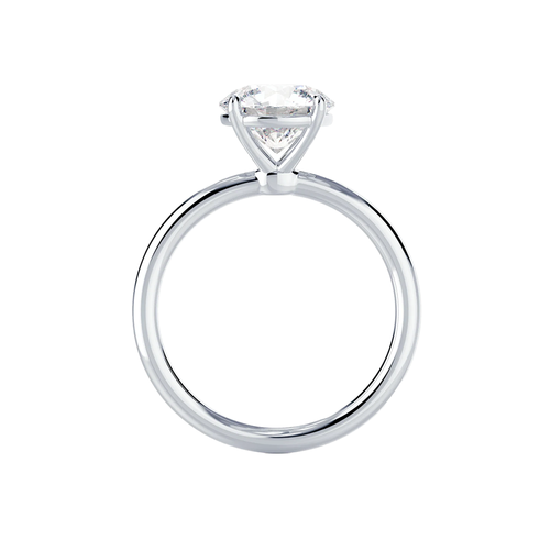 Round Cut Engagement Ring 3.75 Ct Lab Grown Diamond IGI Platinum PT950 E F VS - Picture 3 of 12