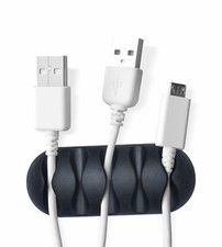 3-Piece Cable Reel Organizer Set   Desktop Cord Management Charger Clip Holders