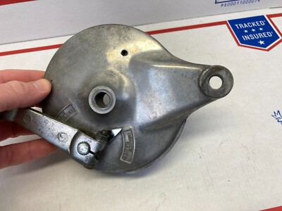 89 90 Kawasaki Kd80x kd80 kd 80 Rear Brake Hub Panel Plate Shoes