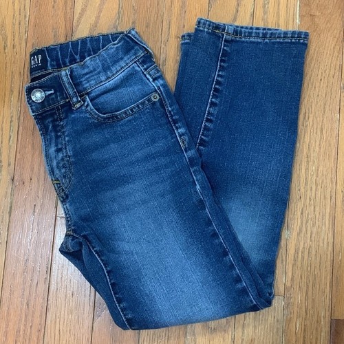 Boys Gap Medium Wash Denim Straight Jeans Size 7 EUC