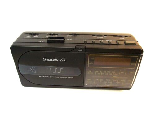 Realistic Chronosette-273 Model 12-1581 Digital Clock Radio Cassette Player - Picture 2 of 10