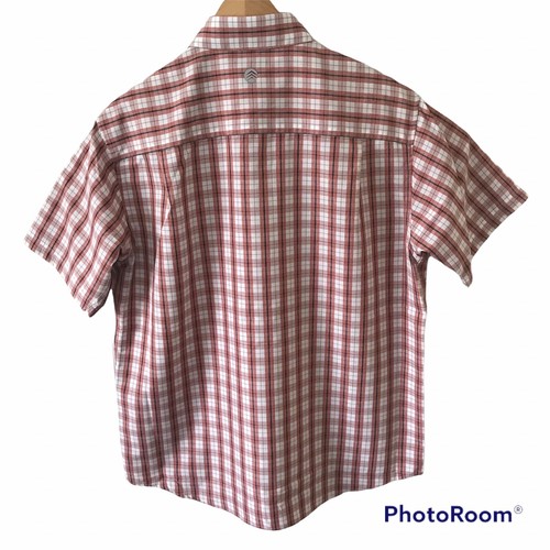 Solaris Fishing Shirt Mens Medium Plaid Vented Moisture Wicking UPF 50 NEW - Picture 5 of 6