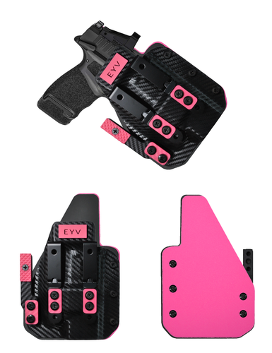 EYV IWB Hybrid Leather Kydex Concealment Holster - SA HELLCAT 3.3"/OSP - TLR6 - Picture 23 of 85