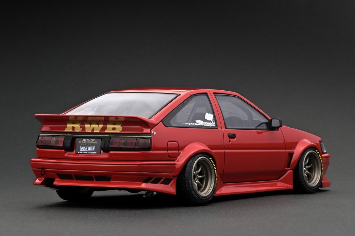 トヨタ - IG2968 オンライン限定70台 RWB AE86 イグニションモデル1/18 予告：1/18エンジン付 WEB限定モデル「RWB AE86 」6/19(月）受注