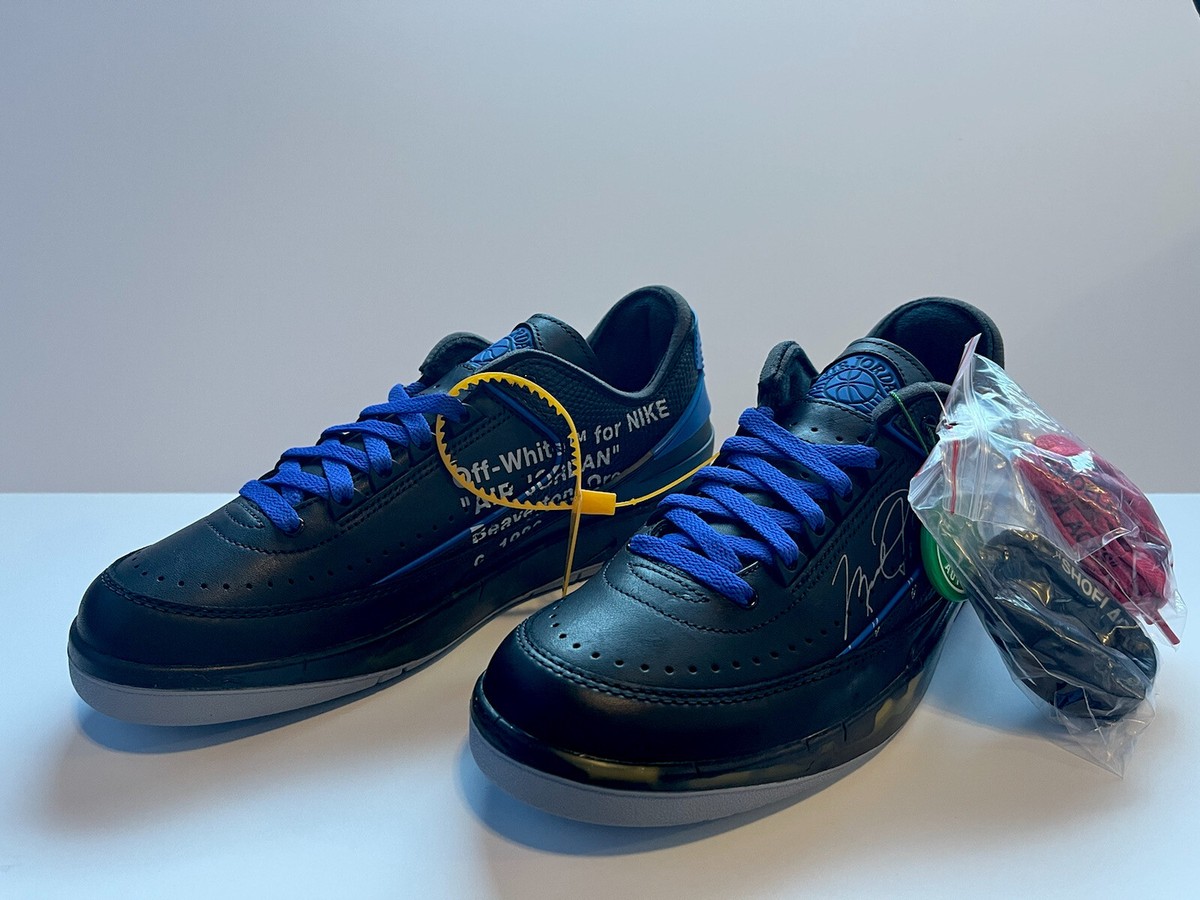 Jordan 2 Retro Low SP Off-White Virgil Black Blue Air Jordan 2 SP Low  main image 4