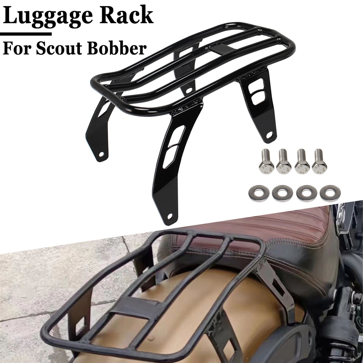 Scout bobber sales luggage rack