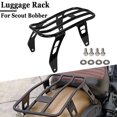 Motorcycle Rear Luggage Rack For Indian Scout Bobber Twenty ABS Sixty ABS Steel eBay