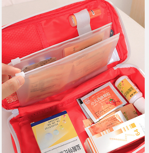Portable Medicine Storage Bag Home Outdoor First Aid Medical Kit Emergency Bag - Picture 3 of 15