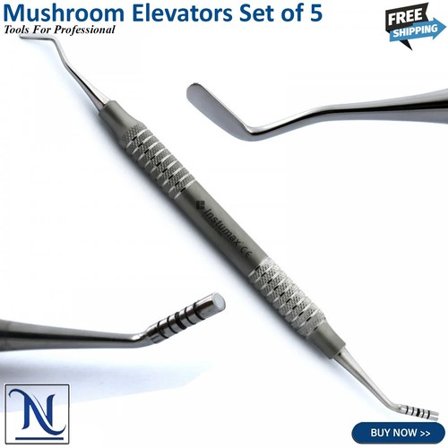 Sinus Lift Elevators Set – 5 Pcs Dental Implant Tools for Oral Surgery | - Picture 7 of 10