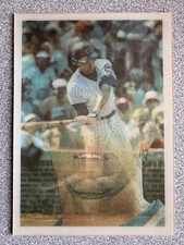 1986 Sportsflics Ryne Sandberg 3-D Triple Action Card #20 Chicago Cubs HOF