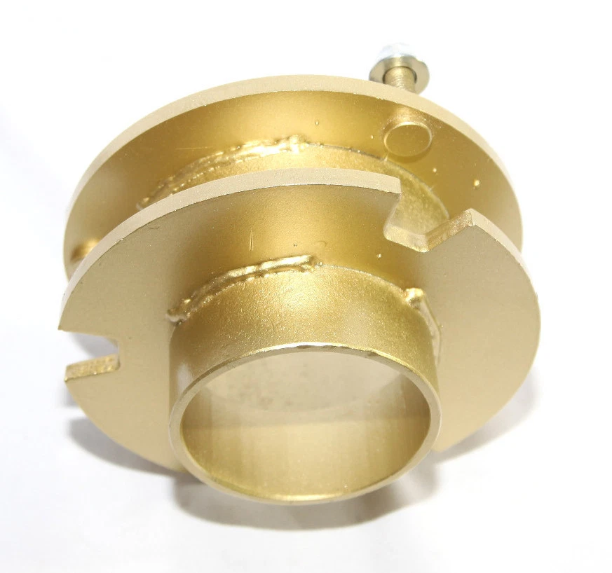 Kit elevador nivelador delantero de 2" para Dodge Ram 1500 06-13 y Megacab 2500 3500 4x4 dorado Foto 4 de 4