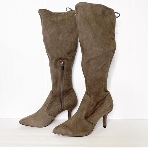 Vince Camuto Gray Suede Ashlina Over 