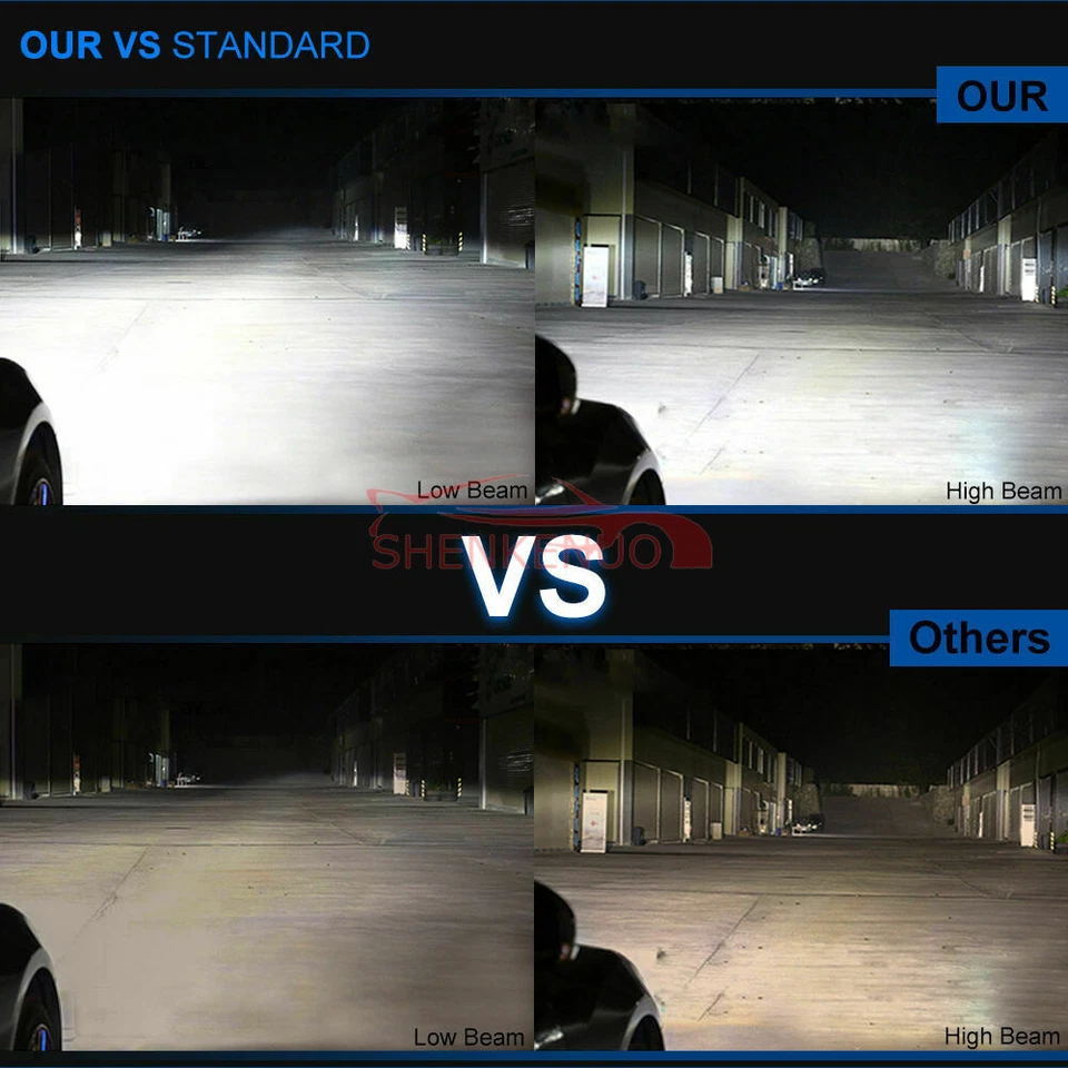 FOR HYUNDAI SANTA FE 2006-2012 H7 x 4pcs HALOGEN XENON HEAD LIGHT BULBS + 501 - Image 4 of 4