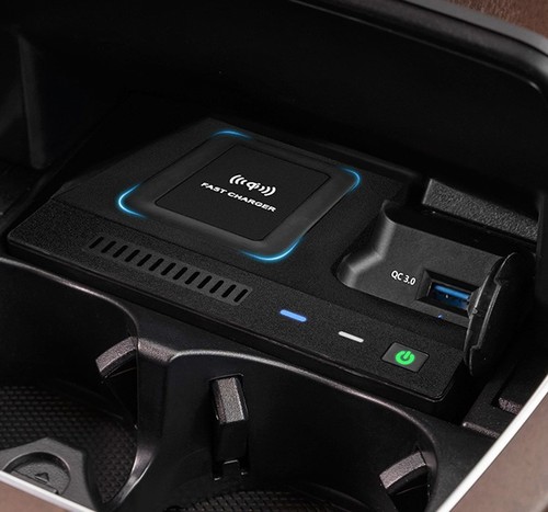 Car Wireless Charger Phone Charging for Mercedes Benz C W205 GLC AMG C43 C63 180 - Photo 2 sur 10