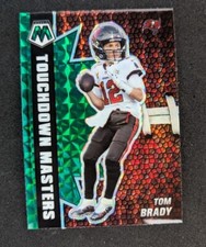2021 Mosaic Touchdown Masters Green Mosaic Tom Brady Q0396
