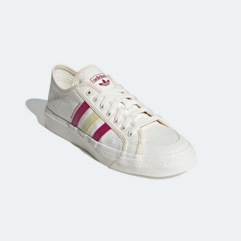 Adidas Nizza Low x Wales Bonner Cream White Scarlet Men's Adidas Nizza Low x Wales Bonner Cream White Scarlet Men's