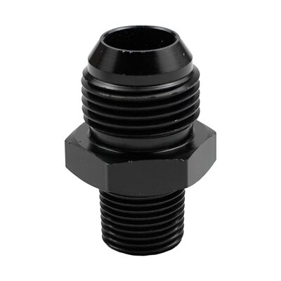 10AN Male Flare to 3/8'' NPT Pipe Fitting Adapter Connector Union Straight