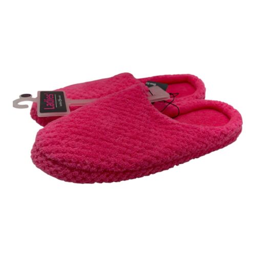 Bobbie Brooks Ladies Women's House Slippers Size Large (10-11) pink NEW - Picture 4 of 6