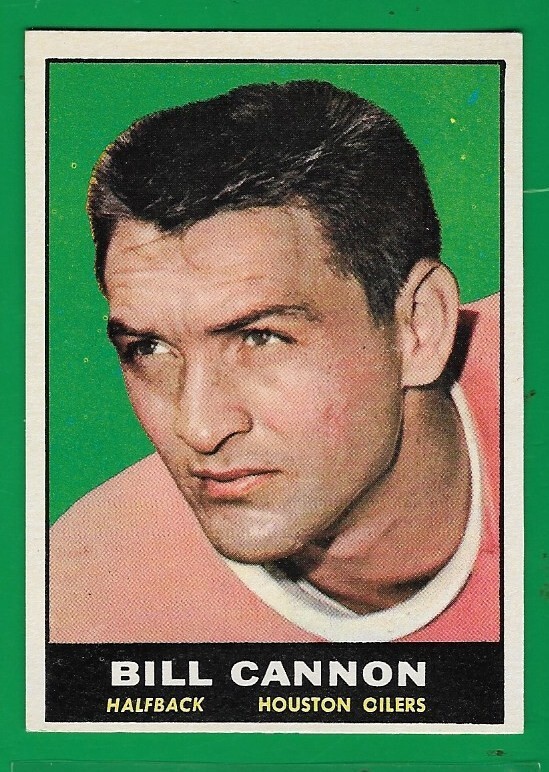 1961 Topps #146 Billy Cannon (EX-MT) Houston Oilers