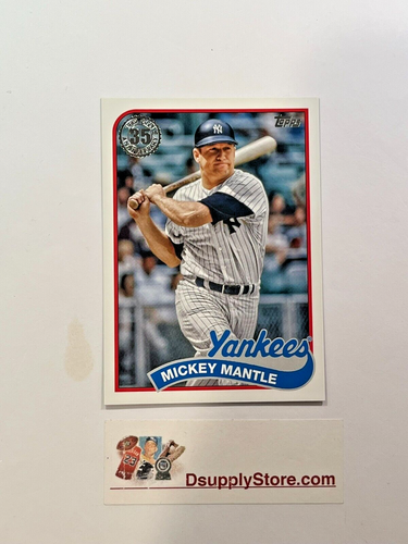 Mickey Mantle 1989 2024 Topps Update #89US-30 New York Yankees KOSTENLOSER VERSAND