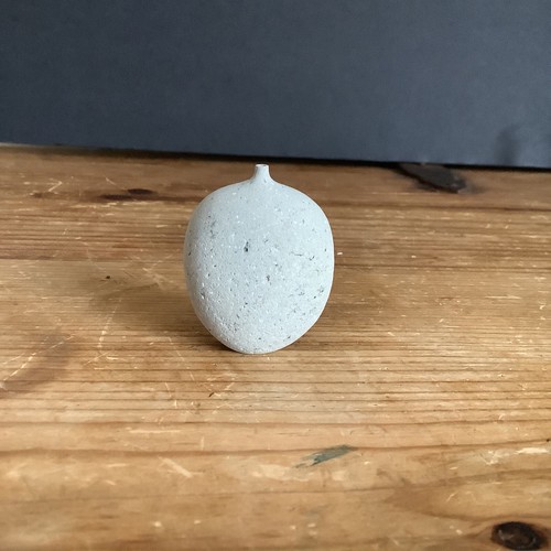 Mitsuru Koga Japanese Modernist Sea Stone Vase Miniature Carved Sculpture w/ Box - Picture 8 of 12