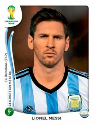 メッシ　C・ロナウド　panini 2014 BRASIL worldcup Lionel Messi #271 Top Master 2014 Panini FIFA World Cup