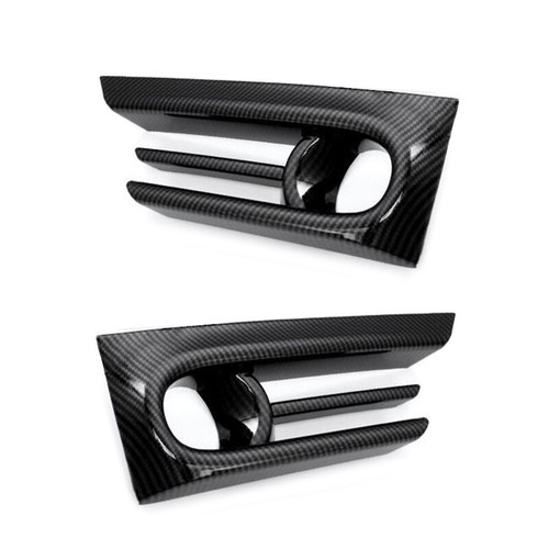 ABS Black Front Fog Light Lamp Frame Cover Trim Fit For Honda CR-V 20-22 New - Picture 2 of 4