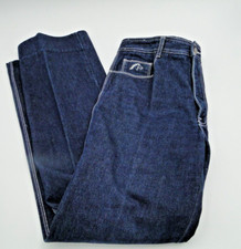 Vintage Jordache Dark Wash High Rise Jeans Raw Hem J-39 Size 33