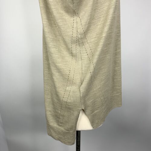 Maglione tunica Ann Taylor LOFT donna nappa marrone talpa taglia media M NUOVO - Foto 3 di 8
