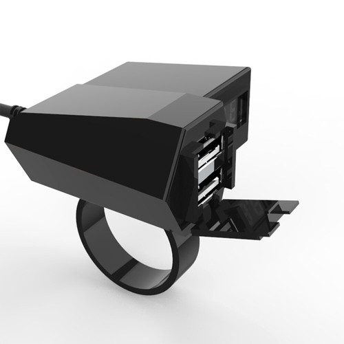High Grade Waterproof Motorcycle Dual Usb Charger with Digital Display for - 第 10/12 張圖片
