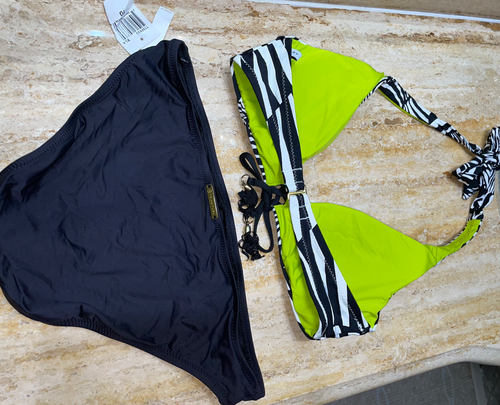 Neu mit Etikett Trina Turk Tansania Zebra Bikini Set Badeanzug Damen D-Cup/10 - Bild 8 von 9