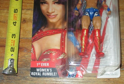 Figura de lucha libre básica 2018 WWE Mattel Sasha Banks serie 96 AEW Mercedes Mone - Imagen 5 de 5