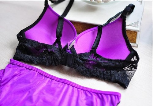 French Romantic Temptation Spitzen BH Set Damen Unterwäsche Set Push Up BH Panty BC - Bild 32 von 39