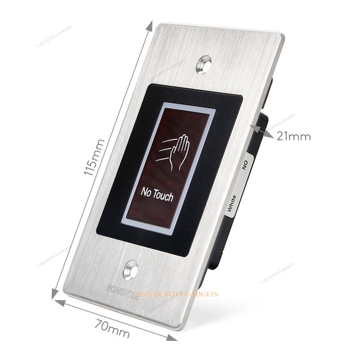 HOMSECUR Impermeable IP66 APP WIFI Huella Dactilar PIN Control de Acceso Teclado Táctil - Imagen 8 de 10