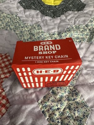 Open Box New H-E-B Brand Shop Key Chain 1877 Mineral Water By HEB Keychain