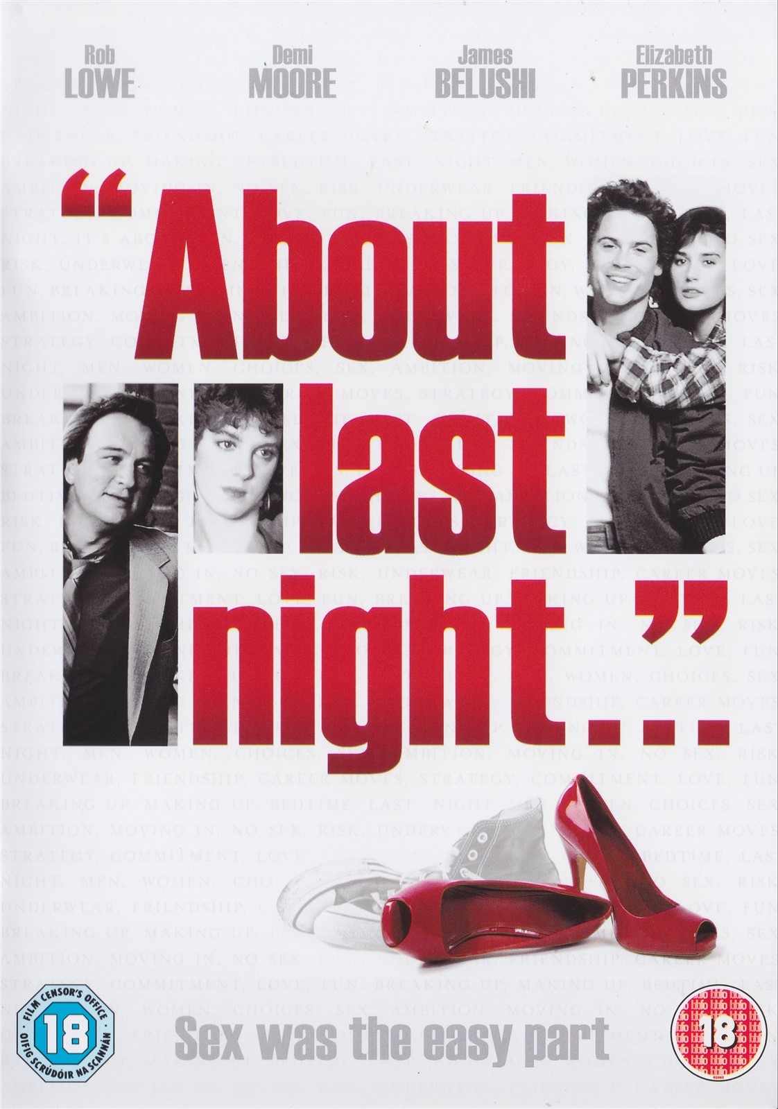 About Last Night - Rob Lowe, Demi Moore - NEW Region 2 DVD
