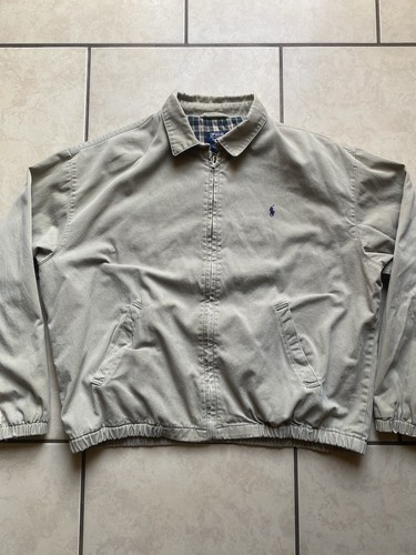 veste bomber femme polo Ralph Lauren vintage sergé doux bi-swing taille XL - Photo 1/12