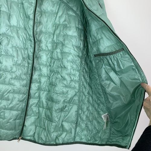 Patagonia Women's Micro Puff Hoody Quilted Puffer Jacket Gypsum Green Size M - Picture 11 of 17
