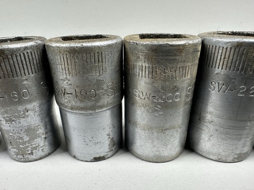 Snap-On Socket Set 1/2" Drive 7/16" to 1" 12 Point 10 Pieces SW-140 SW-320 Mix - Bild 6 von 17