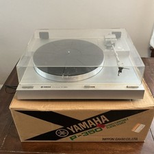 Yamaha Turntable P-350 Semi-Auto Belt Driven Cartridge and Stylus w/Cover L K