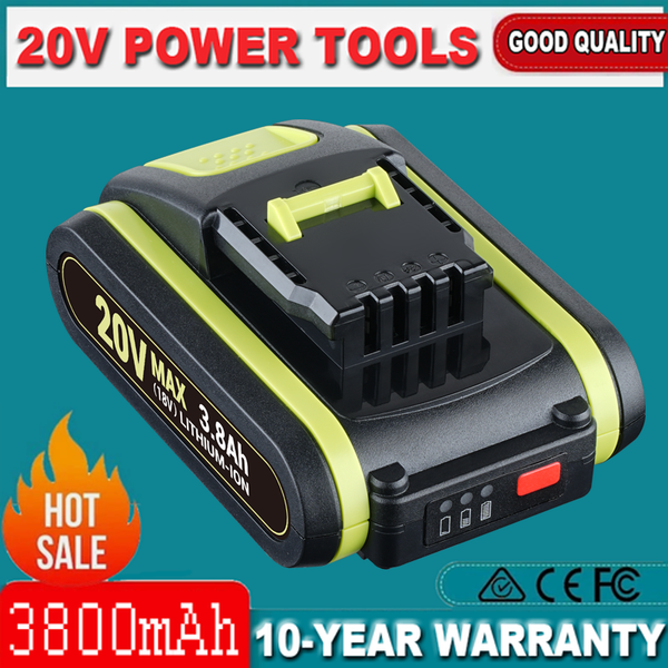 3,8Ah 20V Max Akku FüR Worx Original Ersatzakku WA3553 WA3556 WA3551 WA3639 Akku-image