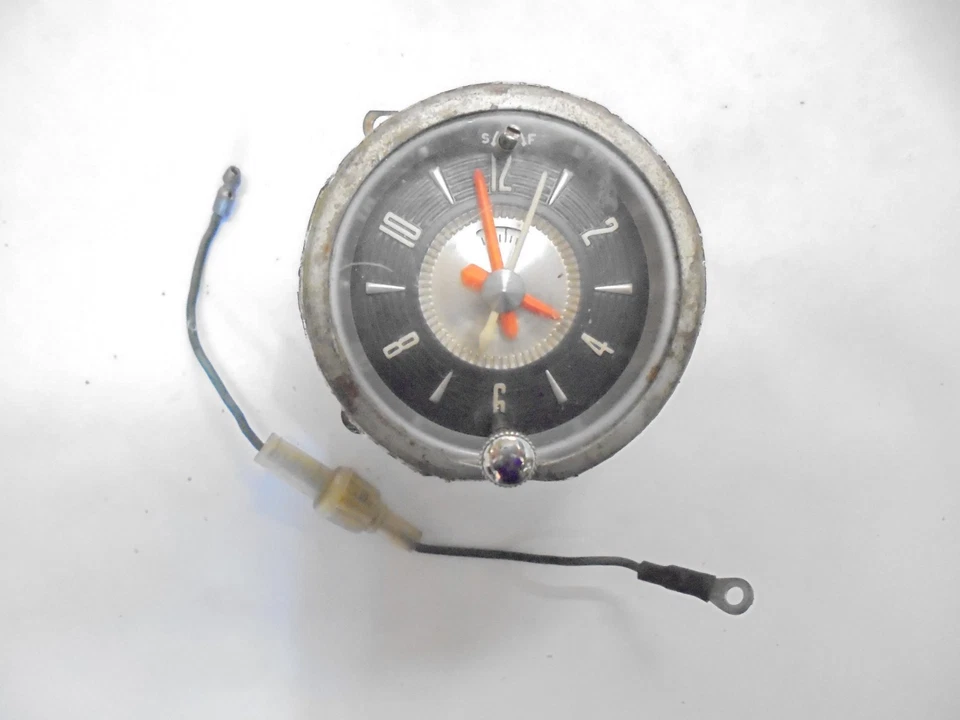 1956 Ford Mainline Customline Fairlane Victoria Electric Dash Clock With Wire - Image 2 of 4