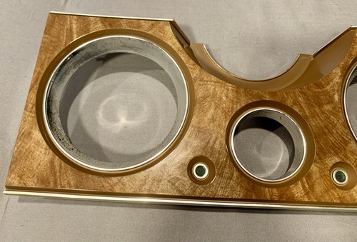 1980-1985 Buick Lesabre Limited Instrument Cluster Gauge Bezel Woodgrain OEM - Picture 5 of 13