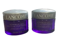 2 Lancome Renergie Lift Multi-Action Night  Cream 0.5 oz/15 ml each