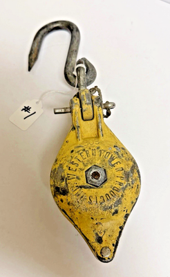 #ad Vintage Western Power Products #303 Snatch Block Pulley #1 $49.95