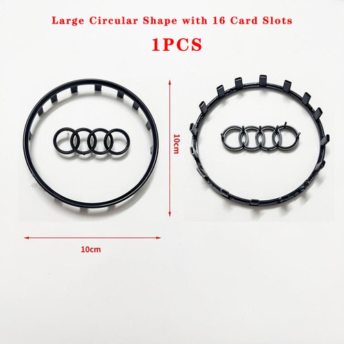1x Glossy Matte Replacement Steering Wheel Emblem for Audi A3 A4 A5 A6L Q3 Q5 Q8 - Picture 8 of 28