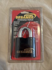 Super Sesamee Keyless Padlocks, 7/16 in Diameter K636